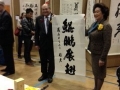 Mrs. Guo Yajun, former secretary of China Calligraphers Association presented one of her works to Gary Levy